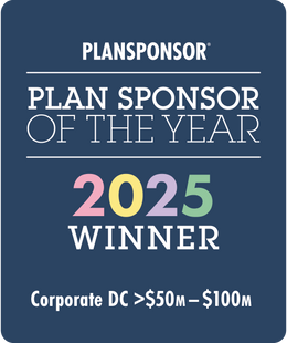Logo: 2025 PLANSPONSOR Plan Sponsor Of Year_ Corporate DC >$50MM-$100MM Winner