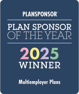 Logo: 2025 PLANSPONSOR Plan Sponsor Of Year_ Multiemployer Plans Winner