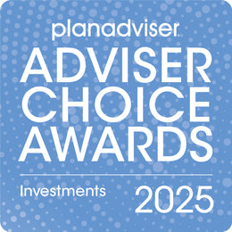Logo: 2025 PLANADVISER Adviser Choice Awards_Investments, Desk Plaque
