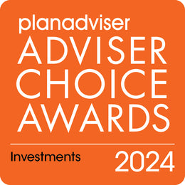 Logo: 2024 PLANADVISER Adviser Choice Awards_Investments