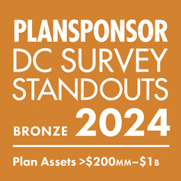 Logo: 2024 PLANSPONSOR DC Standout_ Bronze: Plan Assets >$200MM–$1B
