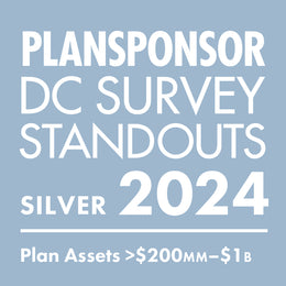 Logo: 2024 PLANSPONSOR DC Standout_ Silver: Plan Assets >$200MM-$1B