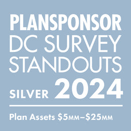 Logo: 2024 PLANSPONSOR DC Standout_ Silver: Plan Assets $5MM-$25MM