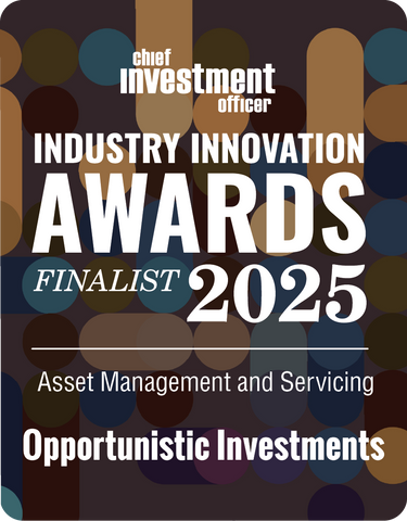 2025 CHIEF INVESTMENT OFFICER Asset Management & Servicing Finalist: Opportunistic Investments Desk Plaque