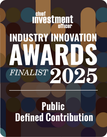 Logo: 2025 CHIEF INVESTMENT OFFICER Asset Owner Finalist: Public DC
