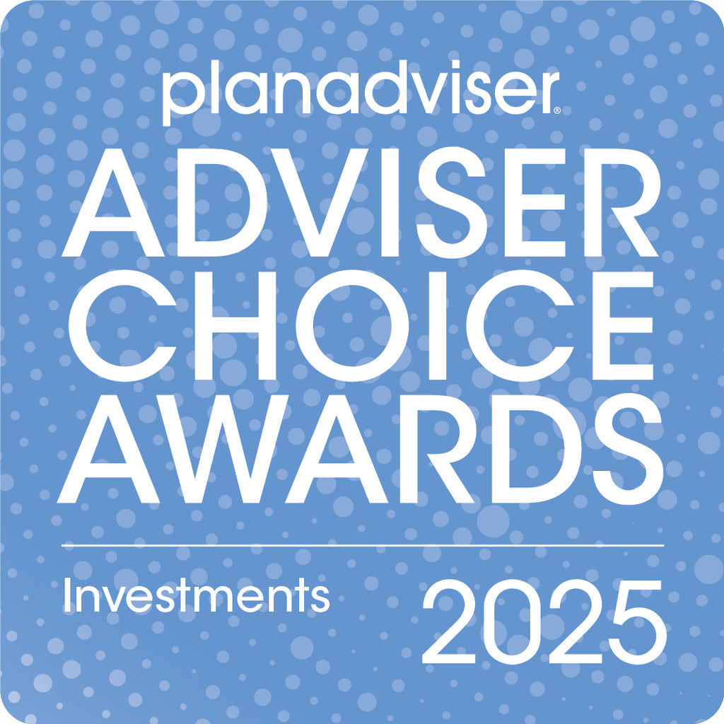 Logo: 2025 PLANADVISER Adviser Choice Awards_Investments