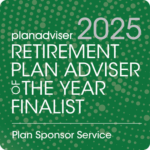 Logo: 2025 PLANADVISER Retirement Plan Adviser of the Year_ Plan Sponsor Service
