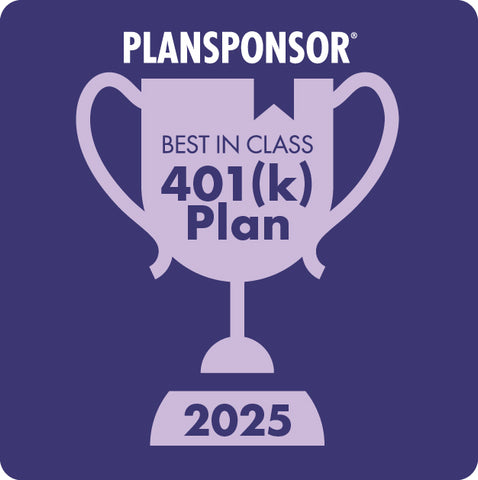 Logo: 2025 PLANSPONSOR Best in Class 401(k)