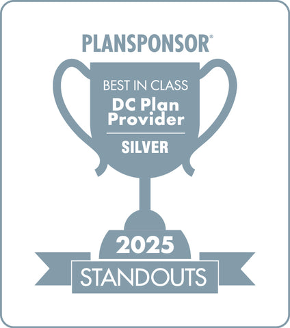 Logo: 2025 PLANSPONSOR Best in Class DC Plan Provider Standouts _ Silver: Generic