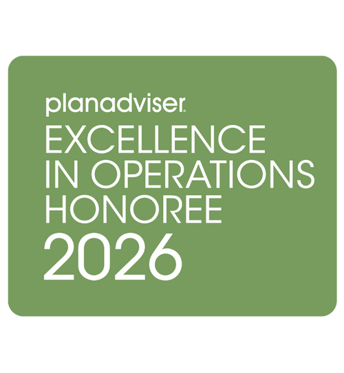 Logo: 2026 PLANADVISER Excellence in Operations Honoree 2026