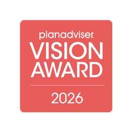 Logo: 2026 PLANADVISER Vision Awards Winner Desk Plaque