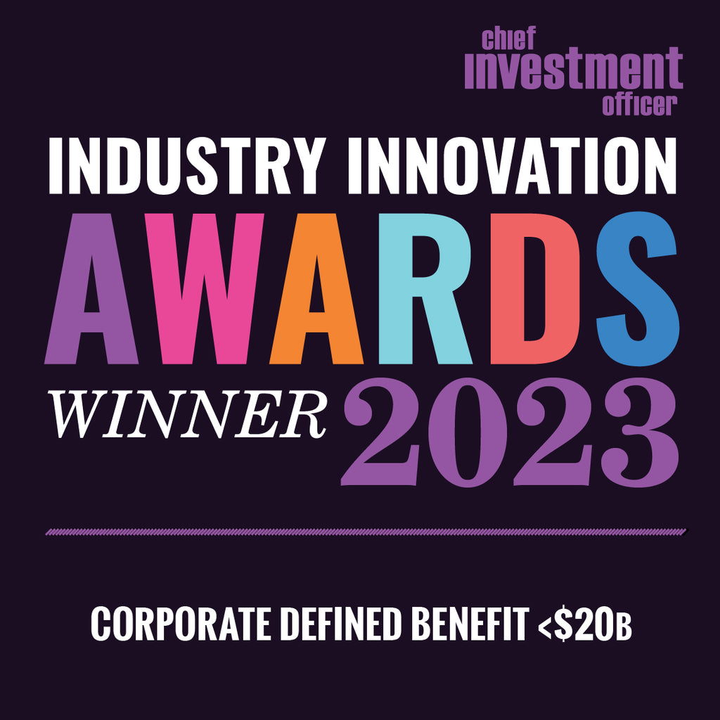 Logo: 2023 Chief Investment Officer_AO_Winner_Corporate DB <$20B