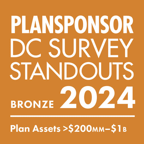 Logo: 2024 PLANSPONSOR DC Standout_ Bronze: Plan Assets >$200MMâ€“$1B