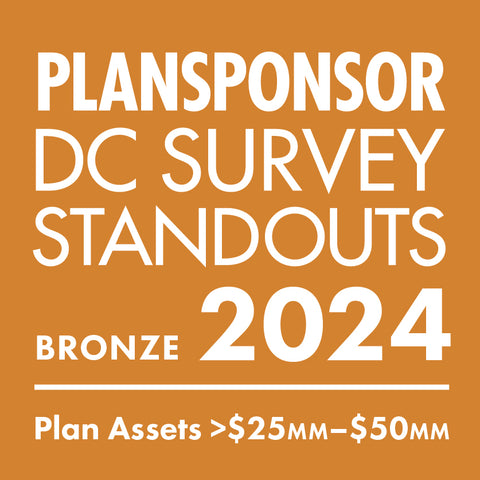 Logo: 2024 PLANSPONSOR DC Standout_ Bronze: Plan Assets >$25MMâ€“$50MM