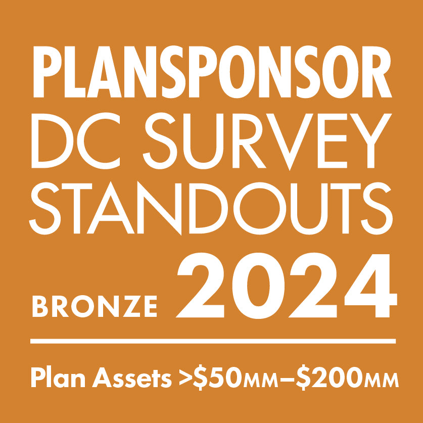 Logo: 2024 PLANSPONSOR DC Standout_ Bronze: Plan Assets >$50MM–$200MM