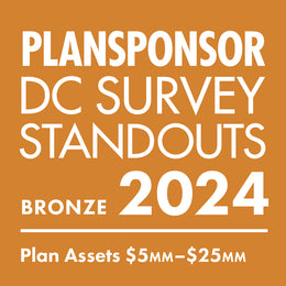 Logo: 2024 PLANSPONSOR DC Standout_ Bronze: Plan Assets $5MMâ€“$25MM