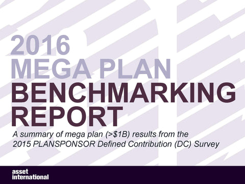 2016 Mega Plan Benchmarking Report
