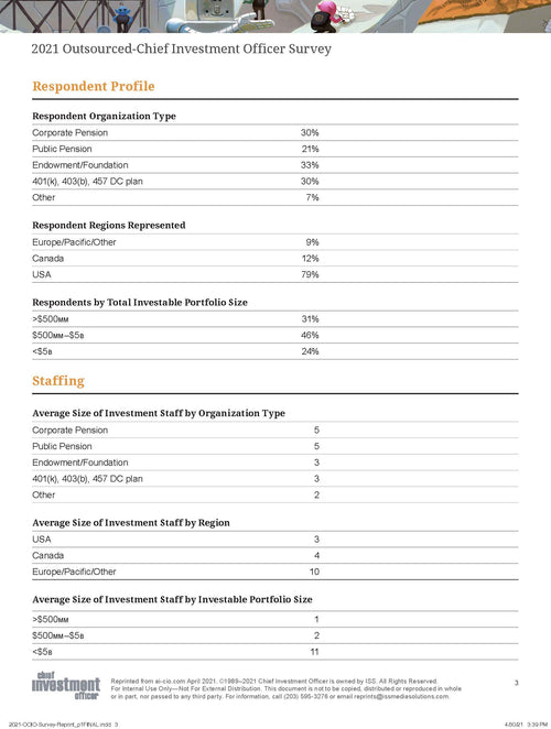 2021 Outsourced Chief Investment Officer Survey Report