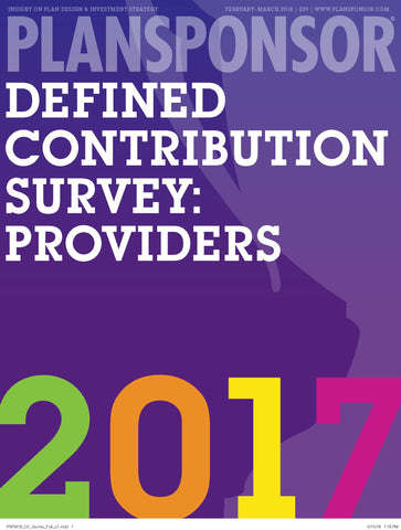 2017 Defined Contribution Survey: Providers